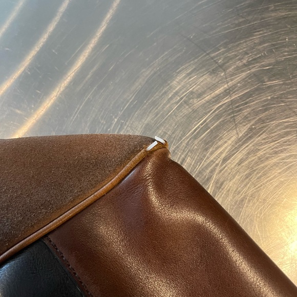 Coach Suede and Leather Messenger Bag - Picture 11 of 14